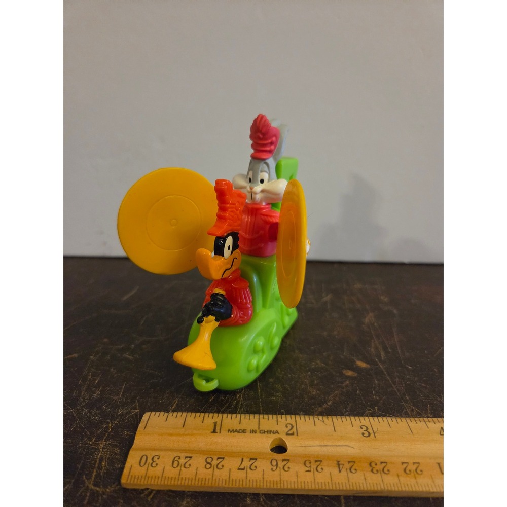Vintage 1994 Warner Bros Looney Tunes Bugs Bunny Daffy Duck Marching Band Toy